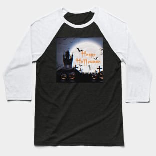 Happy Halloween Baseball T-Shirt